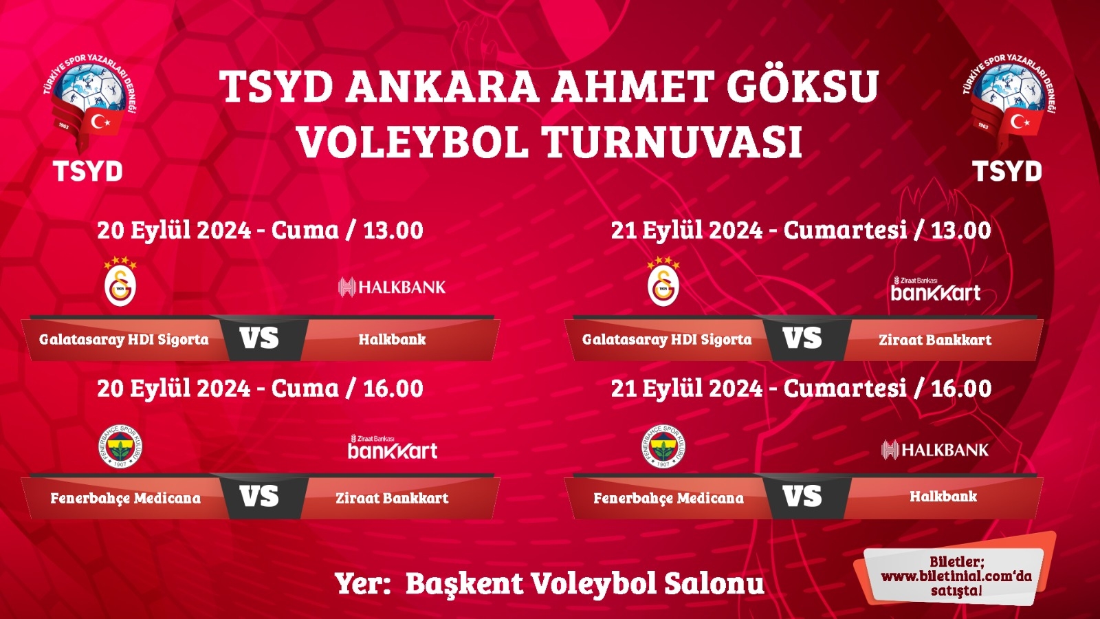 TSYD Ankara Ahmet Göksu Voleybol Turnuvası